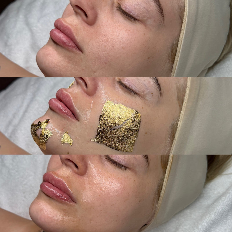 24K Gold Korean Facial at Glow & Grace Skin Studio in Casper, Wyoming.
